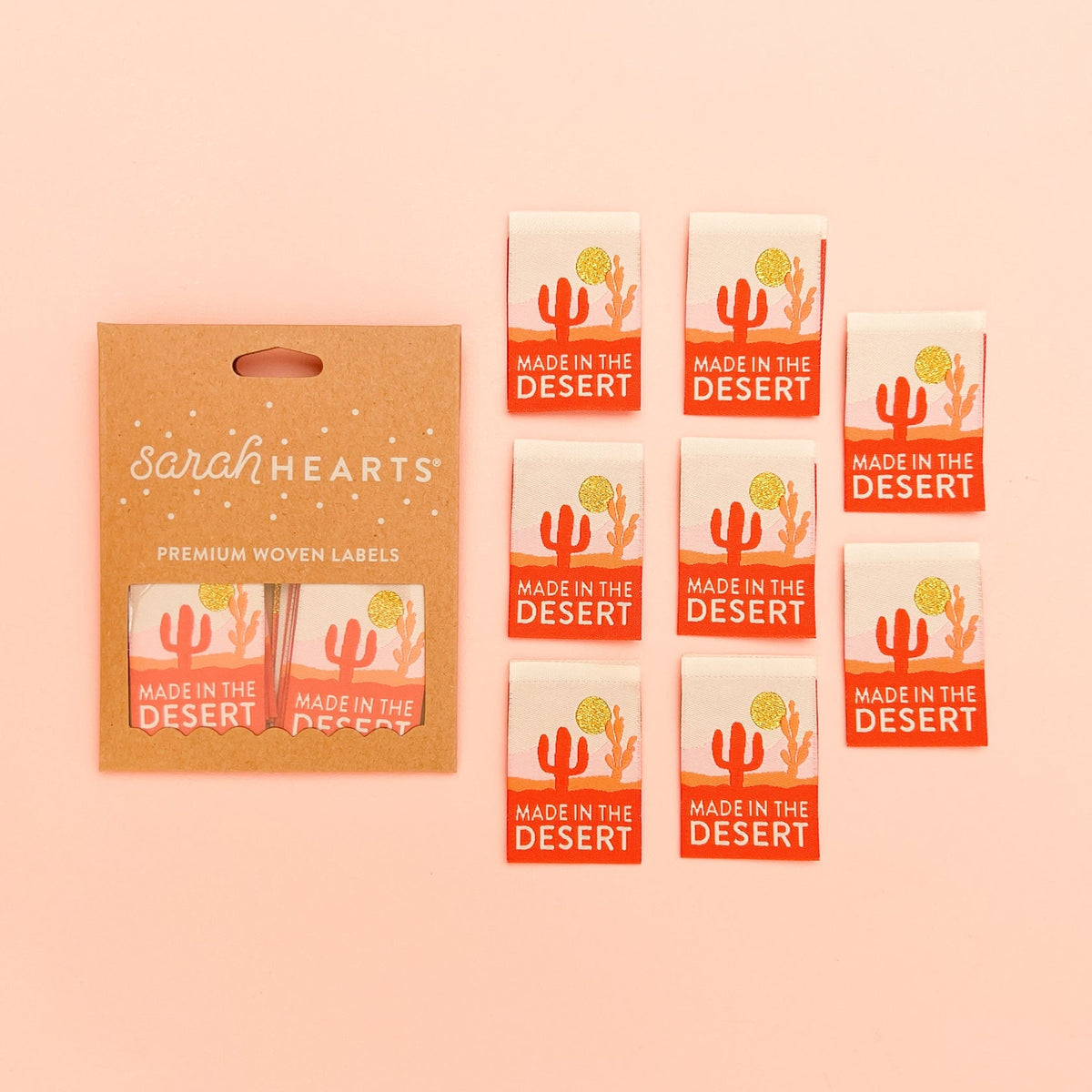 "Made in the Desert" Polyester Labels