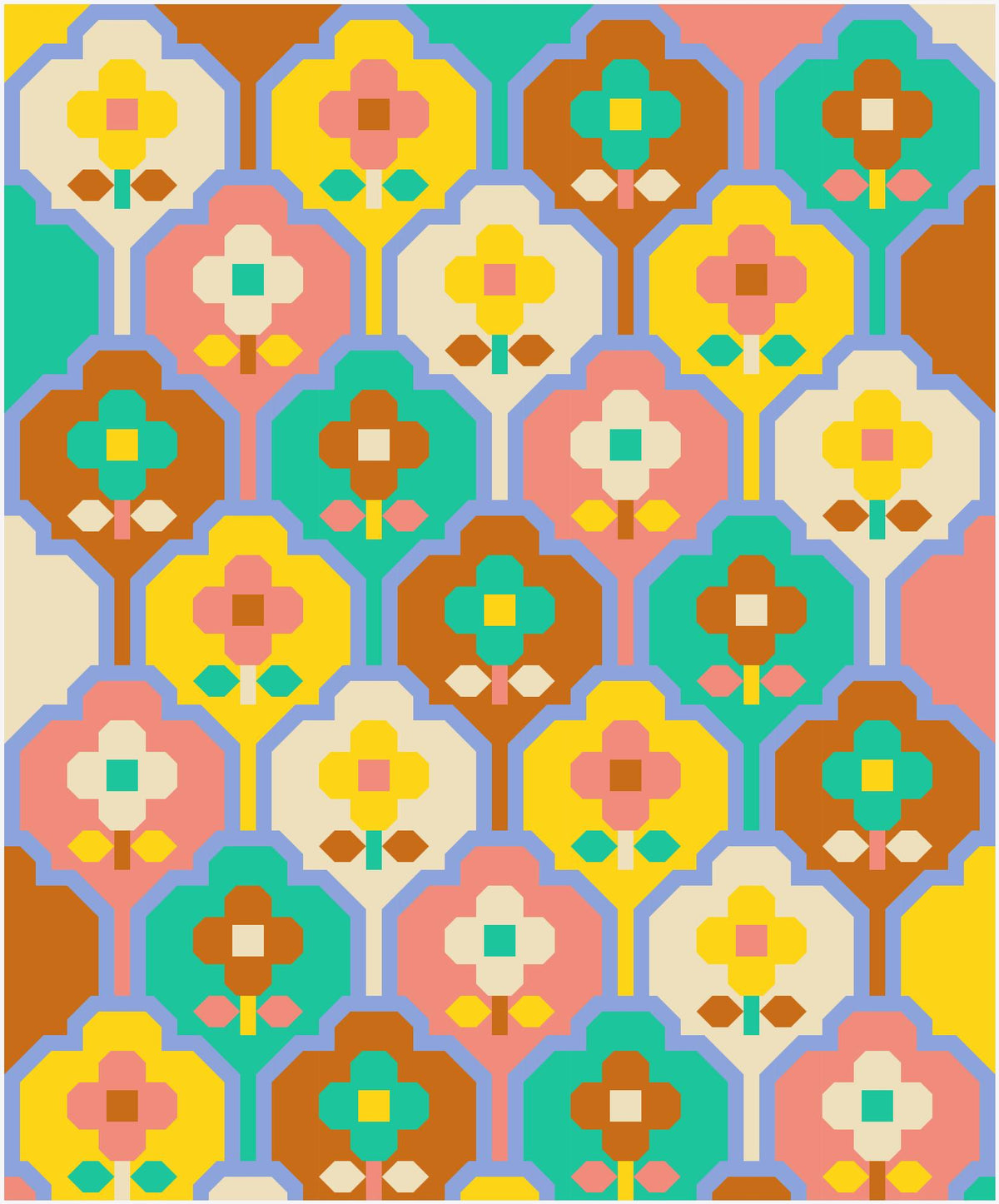 Wallflower (K) Quilt Kit