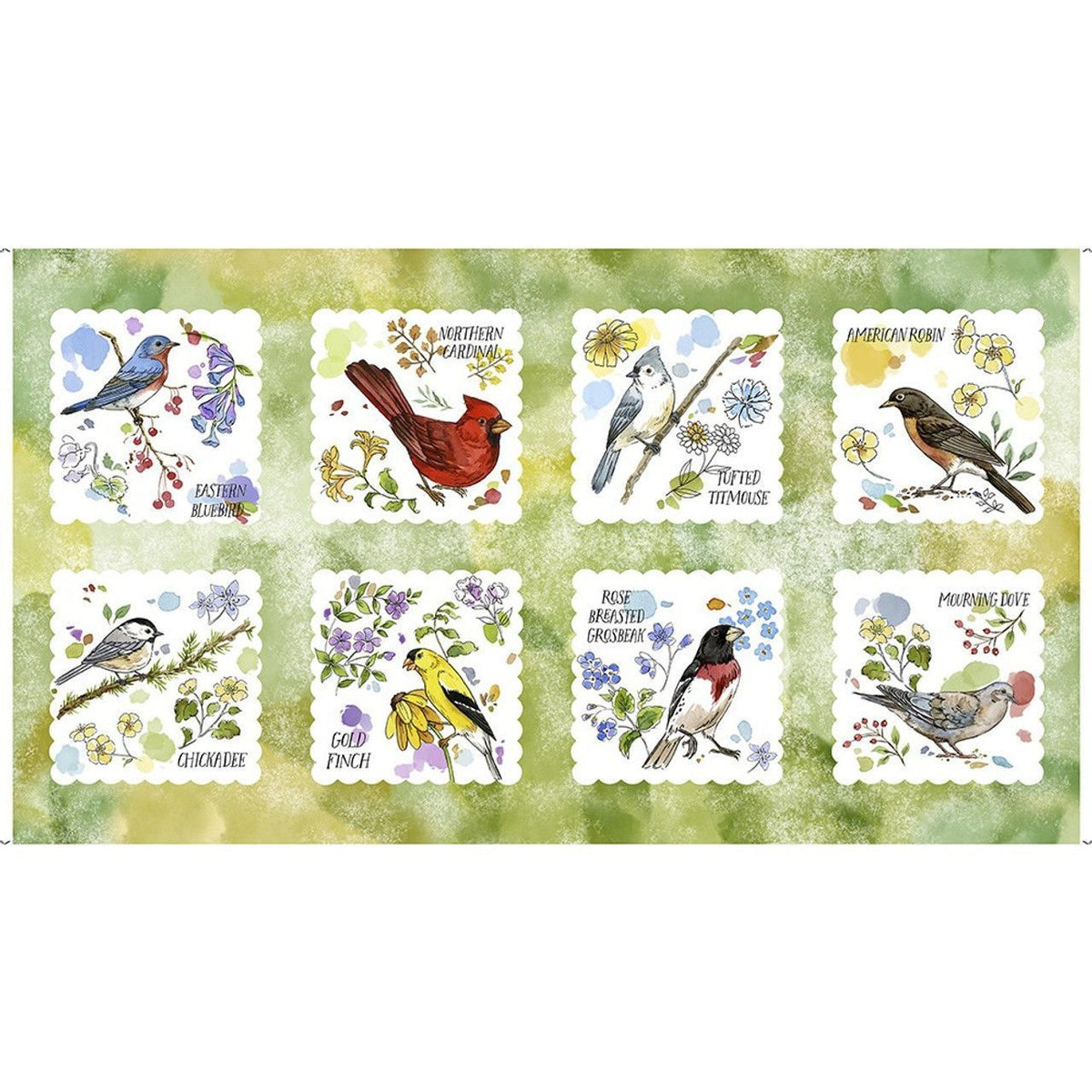 Drawn To Birds Picture Patches Panel
