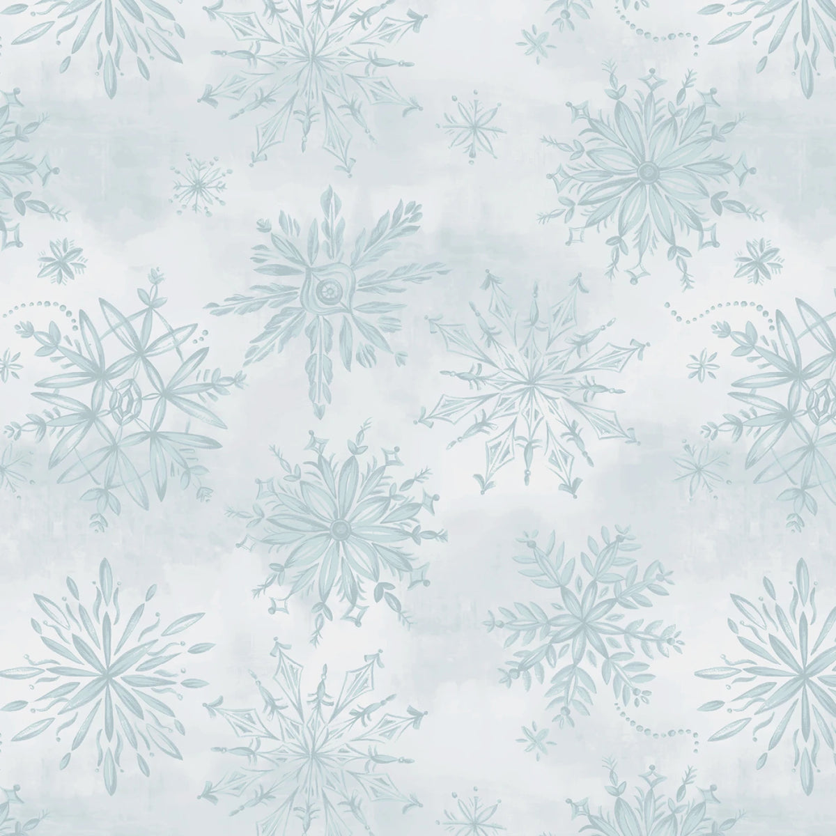 Winter Whisper Ice Snowfall 3-Yard Precut 108" Backing