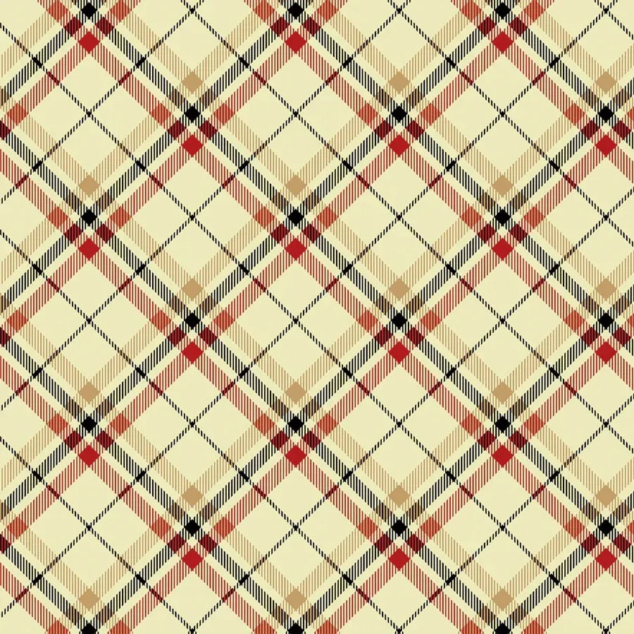Tartan Plaid 3-Yard Precut 108" Backing