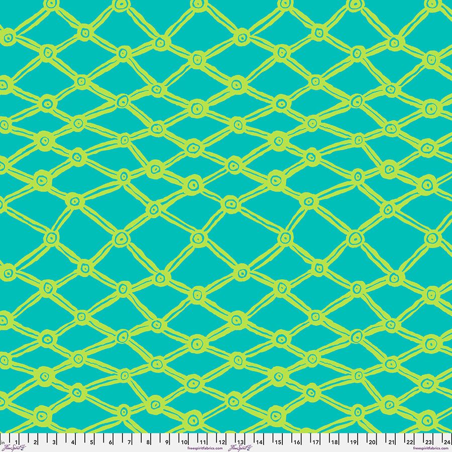 Nets Aqua 3-Yard Precut 108" Backing