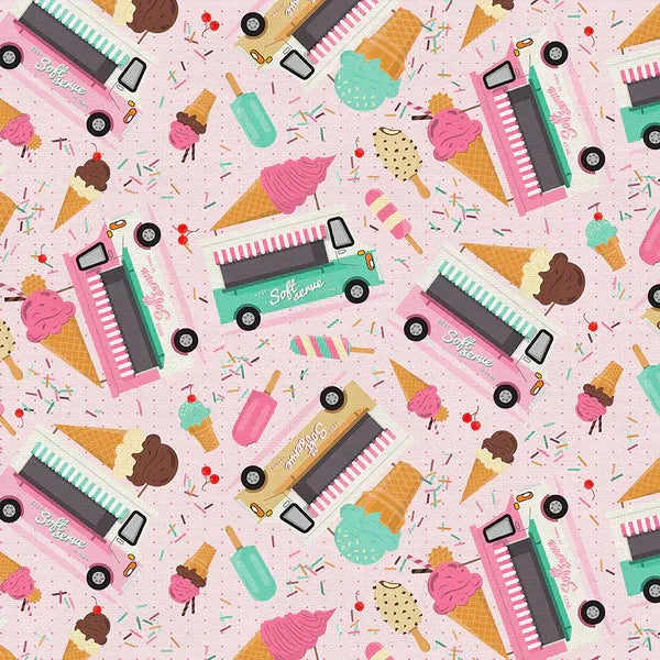Ice Cream Dream 3-Yard Precut 118" Backing