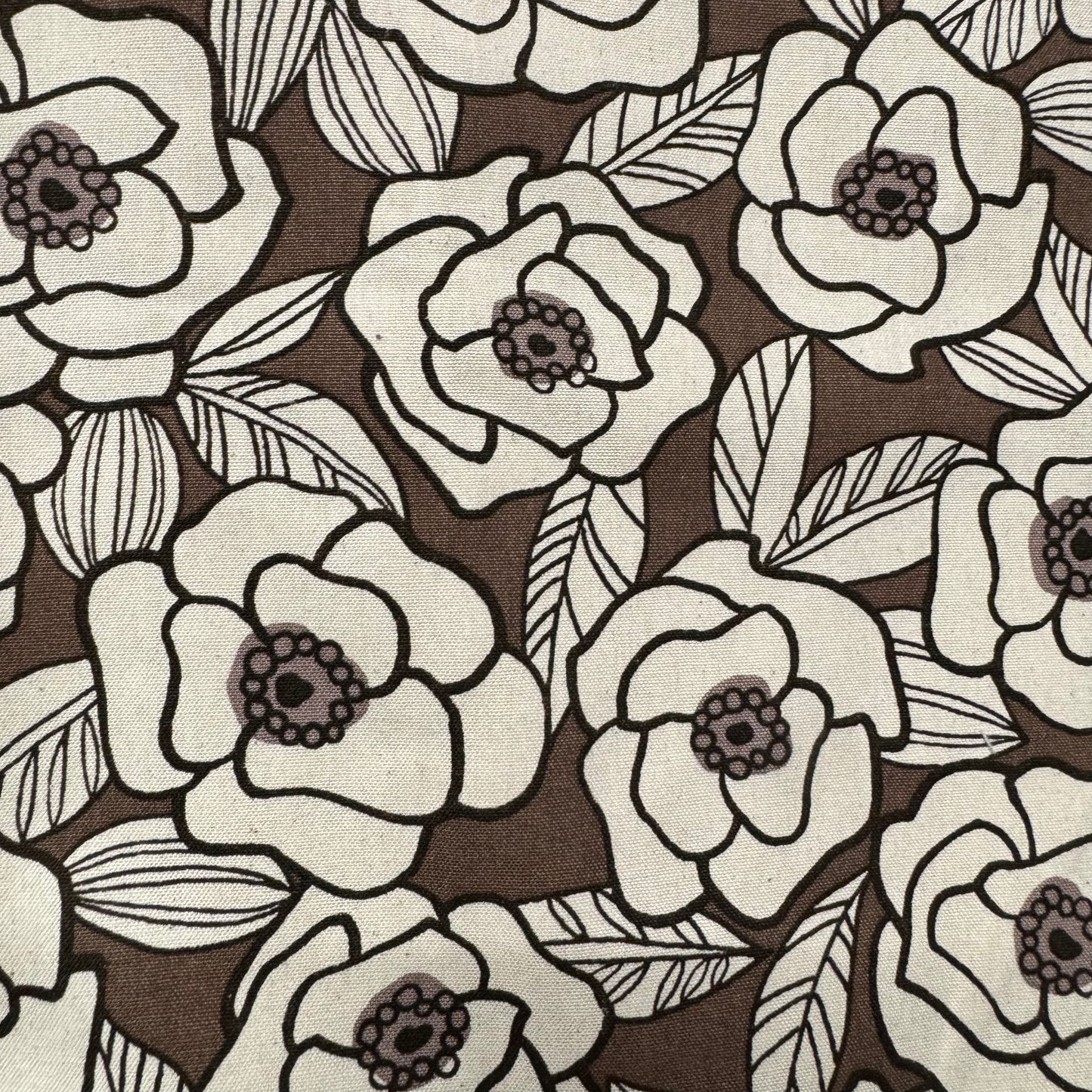 Asano Scandi Bold Ink Floral Brown