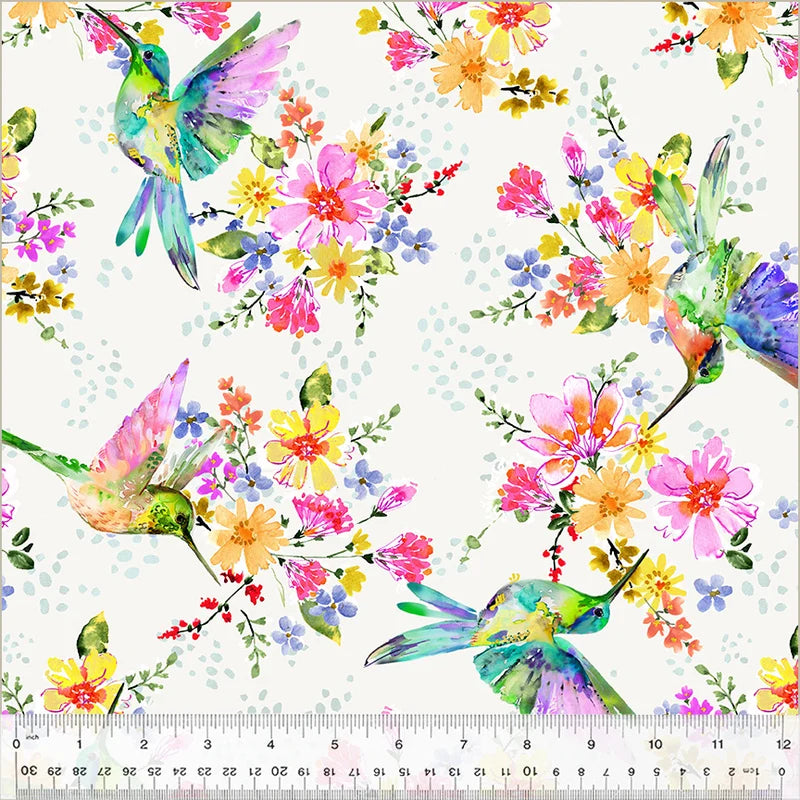 Pretty Pollinators 3-Yard Precut 108" Backing