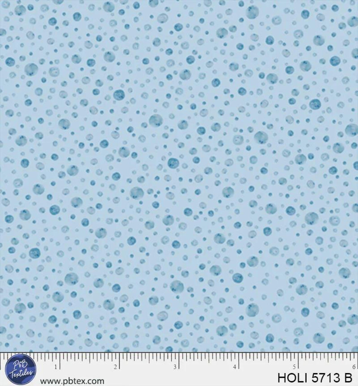 Happy Ocean Life Tonal Bubbles Blue