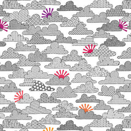 Head In The Clouds 3-Yard Precut 108" Backing
