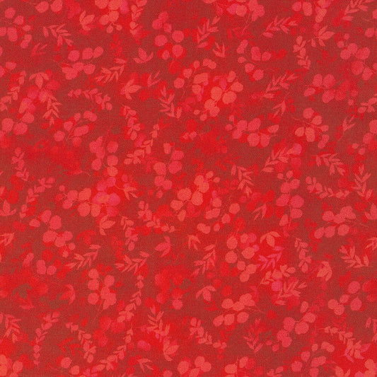 Cardinal Leaves 3-Yard Precut 108" Backing