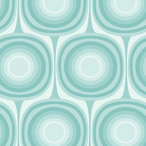 Light Aqua Squircle 3-Yard Precut 108" Backing