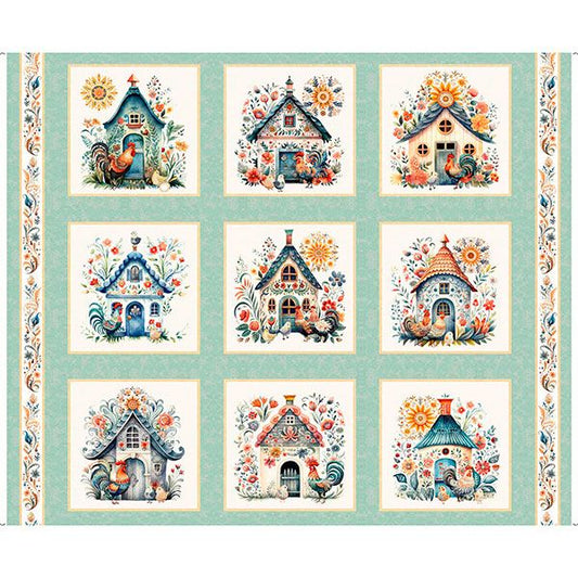 Chicken Coop Picture Patches Panel