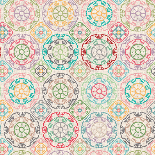 Chunky Thread Crochet Circles 3-Yard Precut 108" Backing
