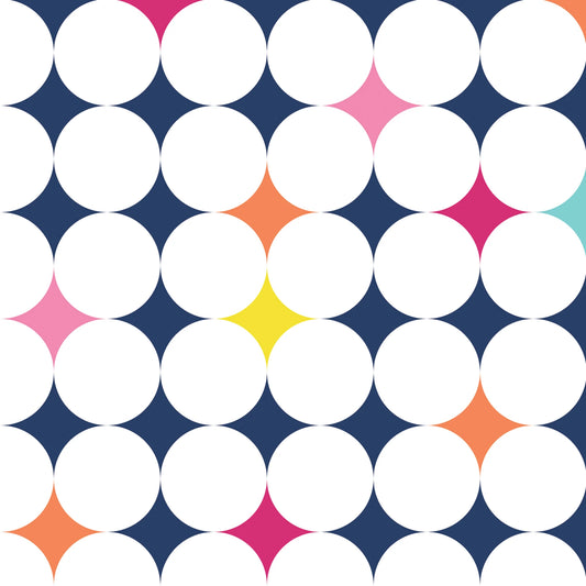 Navy Effervescence 3-Yard Precut 108" Backing