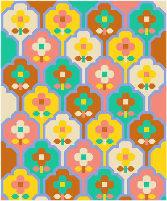 Wallflower (K) Quilt Kit