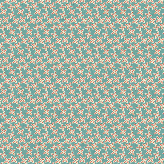 Ditsy Floral Light Blue 3-Yard Precut 118" Backing