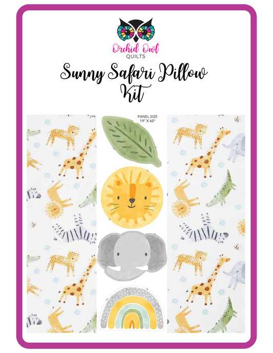 Sunny Safari Pillow Kit