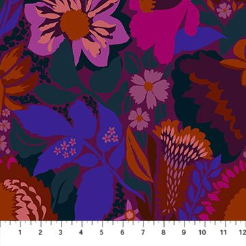 Jumpstart Plum 3-Yard Precut 108" Backing