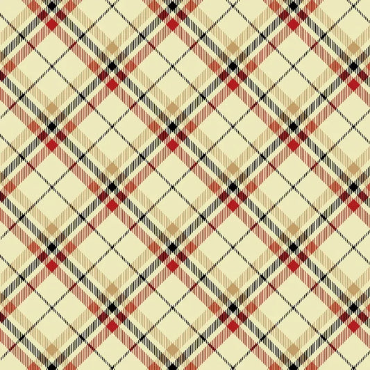 Tartan Plaid 3-Yard Precut 108" Backing