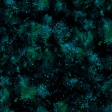 Teal Reef Underwater Texture 3-Yard Precut 108" Backing