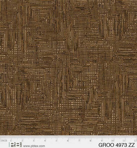 Grass Roots Brown 3-Yard Precut 108" Backing
