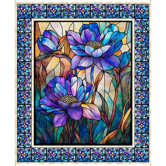 Mosaic Blooms Panel