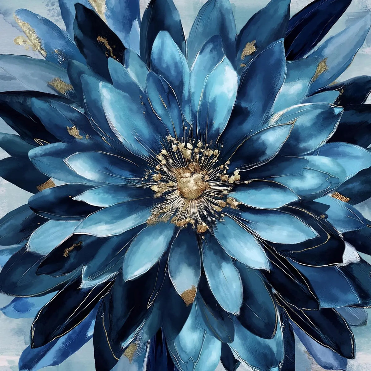 Peacock Flower Power Panel