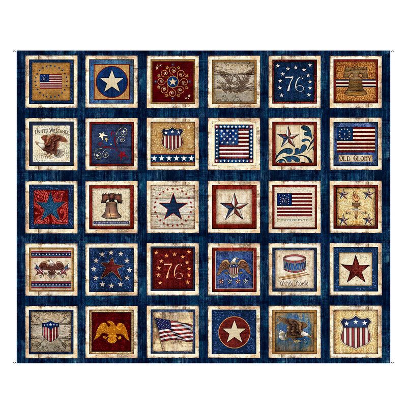 Americana Patches Panel