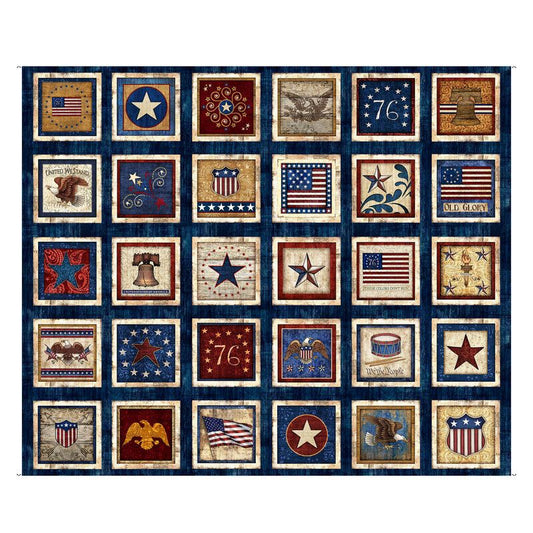 Americana Patches Panel