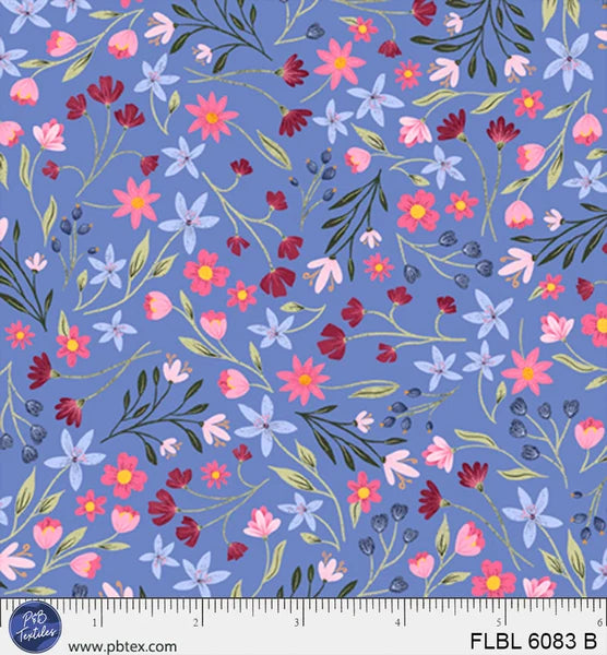 Flutter Blooms Blue Mini Blooms