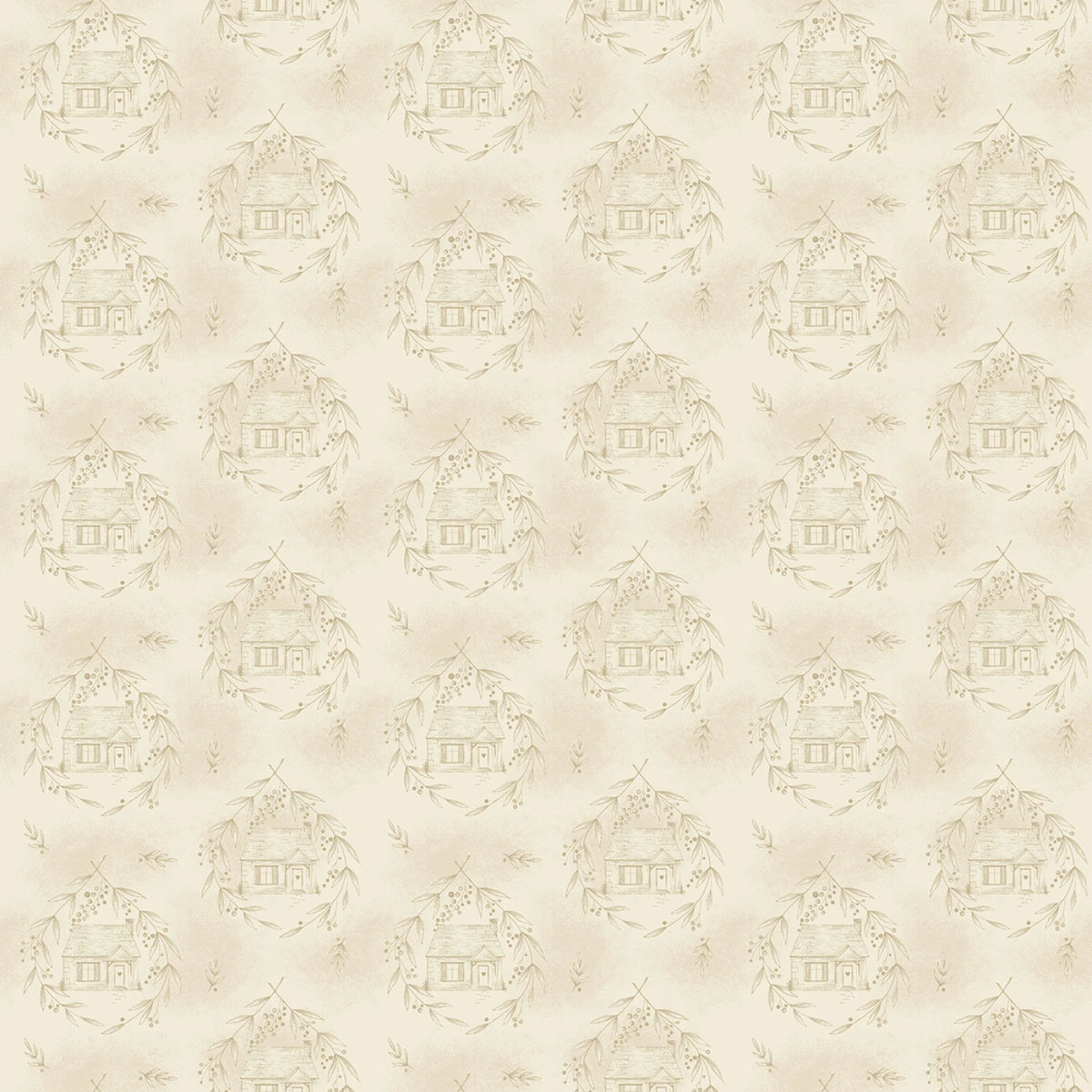 Special Delivery Cozy Cottage 3-Yard Precut 108" Backing