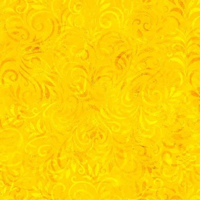 Coloressence Blooming Vine Dandelion 3-Yard Precut 108" Backing