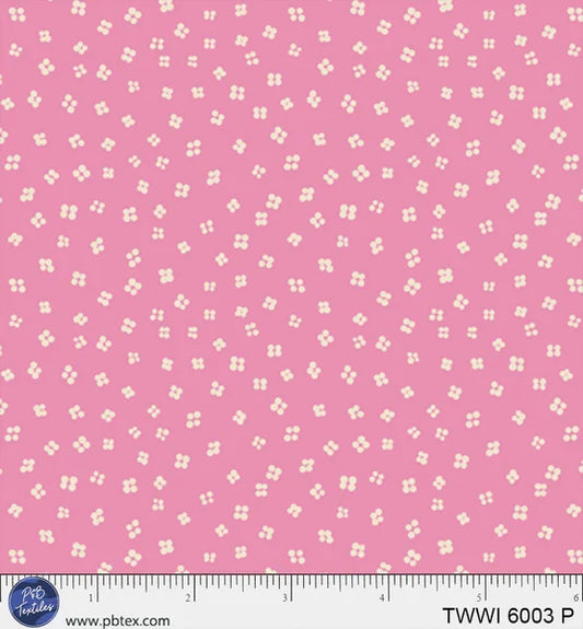 Things with Wings Pink Ditzy Dot Floral