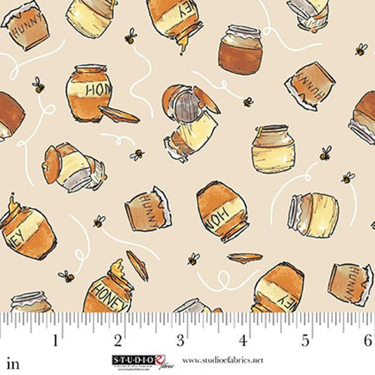 Classic Winnie The Pooh Taupe Honey Pots