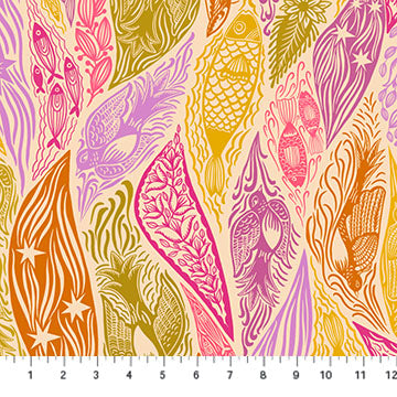 Shooting Star Mango 3-Yard Precut 108" Backing