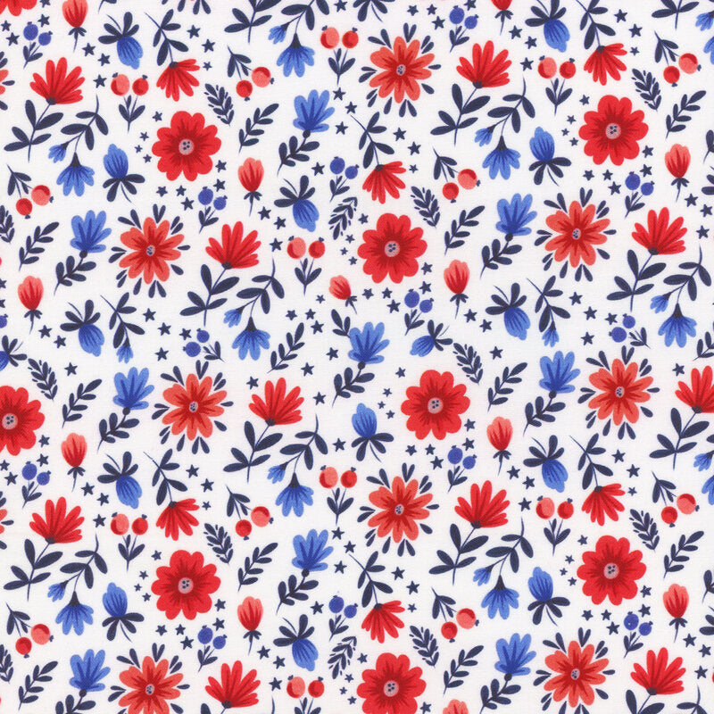 Patriotic Modern Floral