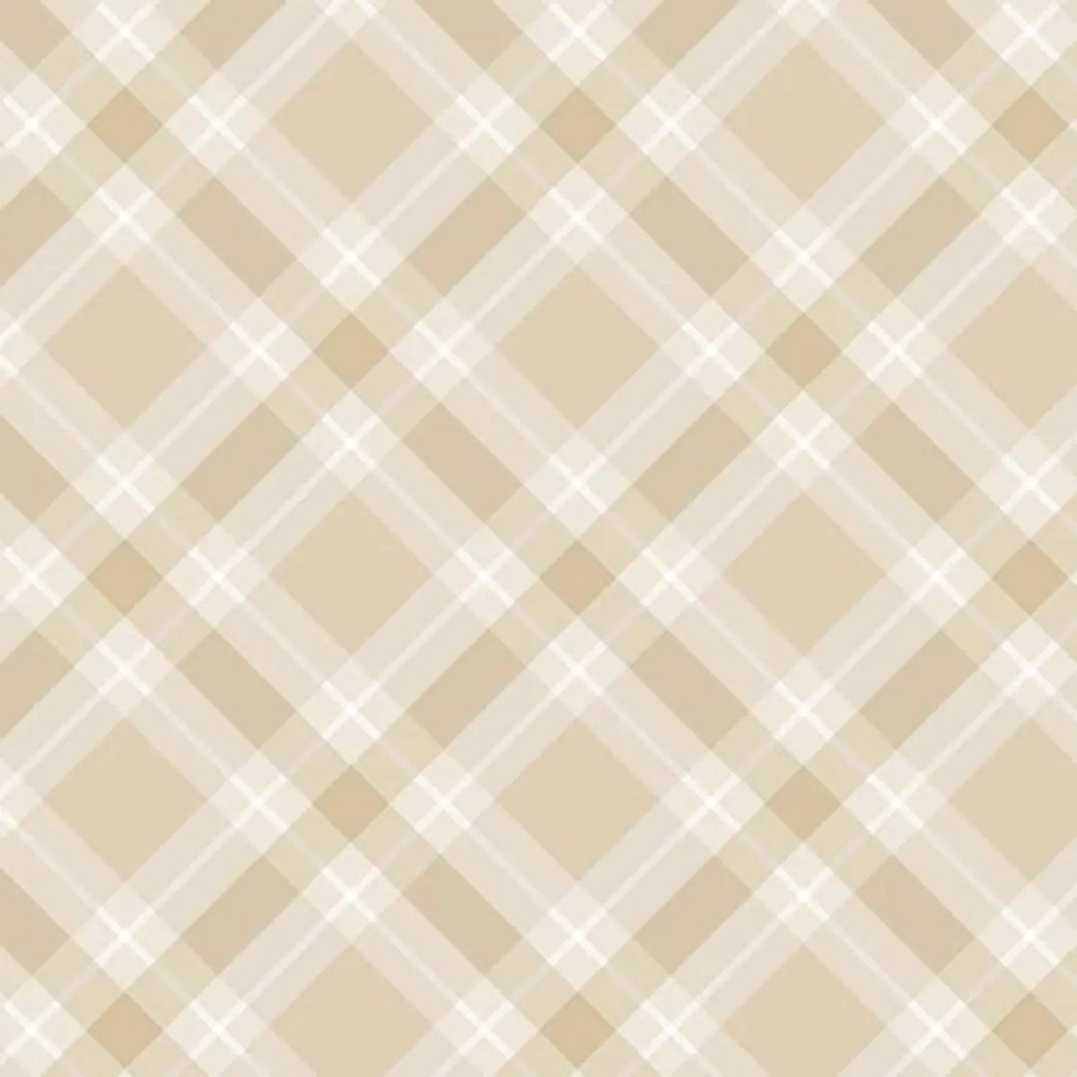 Plaid Ecru 32"x108" EOB