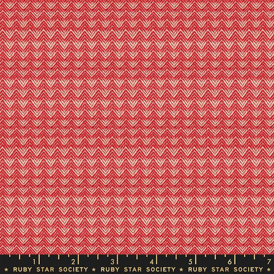 Warm Red Warp & Weft Wovens #13