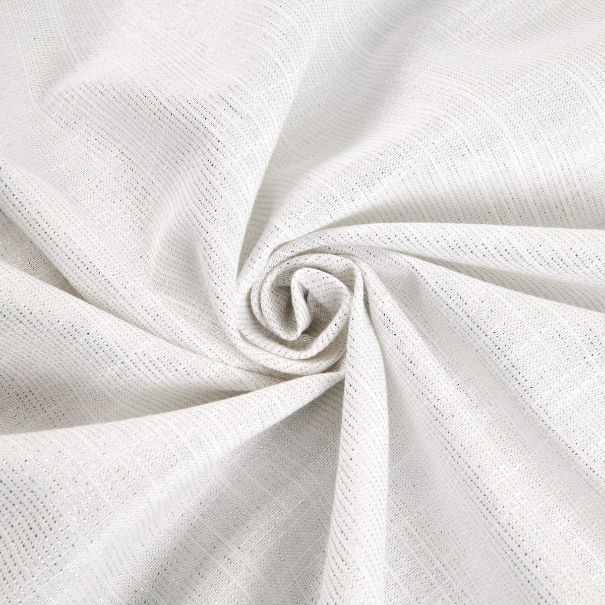 White Manchester Metallic Yarn Dye Cotton